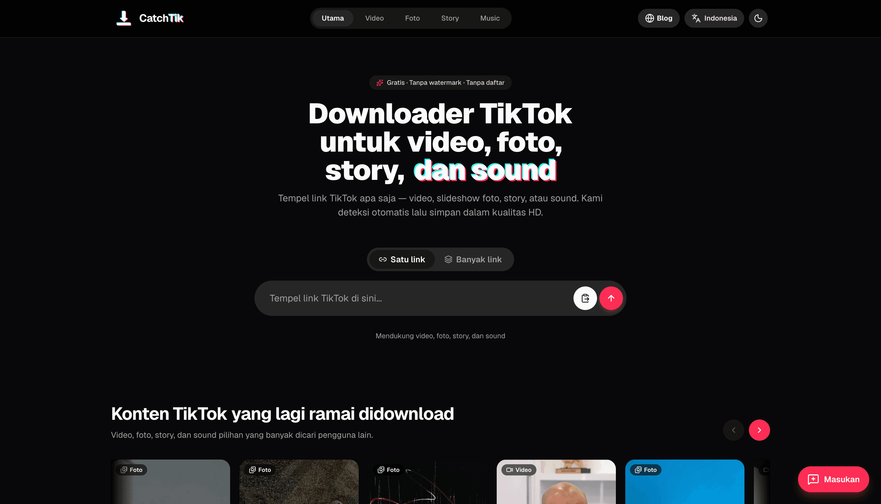 10 TikTok Downloader Terbaik Tanpa Watermark di 2026