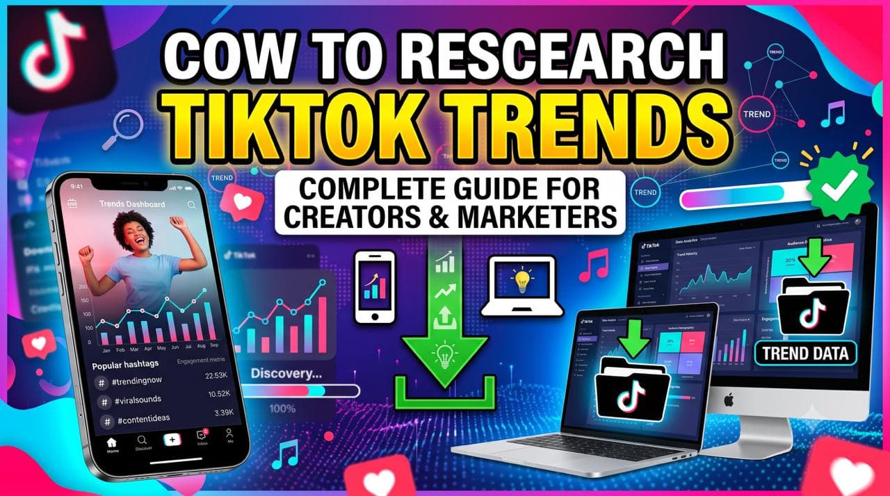 How to Research TikTok Trends: A Complete Guide for Content Creators and Marketers